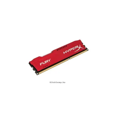 4GB DDR3 memória 1600MHz KINGSTON HyperX FURY piros HX316C10FR 4 HX316C10FR_4 fotó