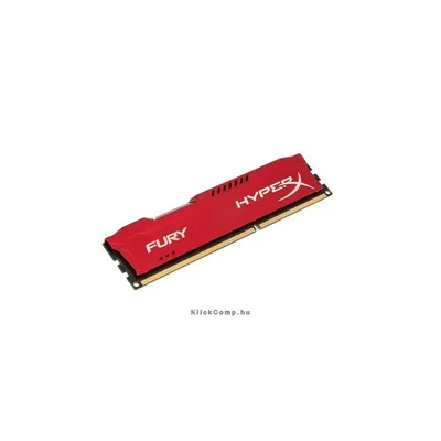 8GB DDR3 Memória 1600MHz KINGSTON HyperX FURY piros HX316C10FR 8 HX316C10FR_8 fotó