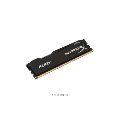 8GB DDR3 memória 1600MHz Kingston HyperX FURY fekete LoVo HX316LC10FB_8 fotó