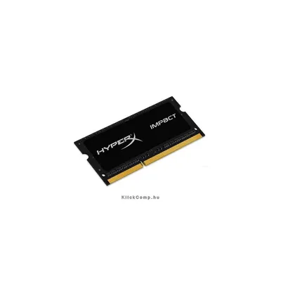 4GB DDR3 notebook memória 1600MHz KINGSTON HyperX Impact Black 1.35V HX316LS9IB/4 HX316LS9IB_4 fotó