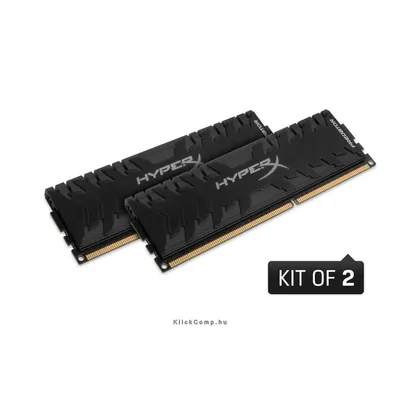8GB DDR3 memória 2400MHz Kingston HyperX Predator XMP Kit! 2db 4GB HX324C11PB3K2 8 HX324C11PB3K2_8 fotó