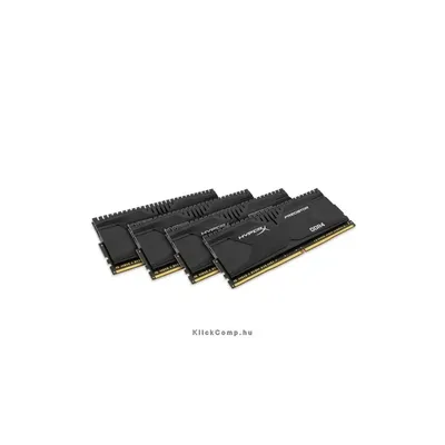 16GB DDR4 Memória 2133MHz Kit 4db 4GB KINGSTON HyperX HX421C13PBK4_16 fotó