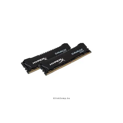 8GB DDR4 memória 2133MHz Kit 2db 4GB Kingston HyperX Savage Fekete XMP HX421C13SBK2 8 HX421C13SBK2_8 fotó