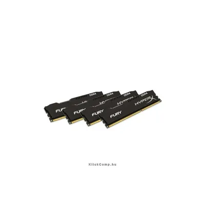 32GB DDR4 Memória 2133MHz Kit 4db 8GB memória KINGSTON HyperX FURY HX421C14FBK4 32 fekete HX421C14FBK4_32 fotó