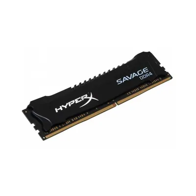 4GB DDR4 memória 2400MHz Kingston HyperX Savage Fekete XMP HX424C12SB 4 HX424C12SB_4 fotó