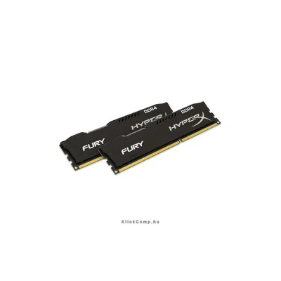 8GB DDR4 memória 2400MHz Kingston HyperX FURY fekete Kit 2db 4GB HX424C15FBK2 8 HX424C15FBK2_8 fotó