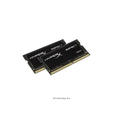 16GB DDR4 notebook memória 2400MHz Kit 2db 8GB Kingston HyperX Impact HX424S14IBK2 16 HX424S14IBK2_16 fotó