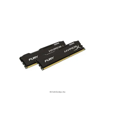 16GB DDR4 memória 2666MHz Kingston HyperX FURY fekete Kit 2db 8GB HX426C15FBK2/16 HX426C15FBK2_16 fotó