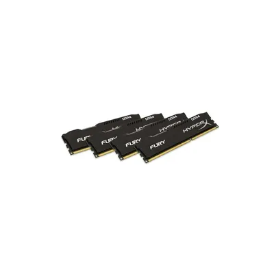 16GB DDR4 Memória 2666MHz Kit 4db 4GB memória KINGSTON HyperX FURY fekete HX426C15FBK4 16 HX426C15FBK4_16 fotó