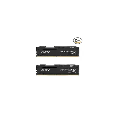 16GB DDR4 memória 2666MHz Kingston HyperX FURY fekete Kit HX426C16FB2K2_16 fotó