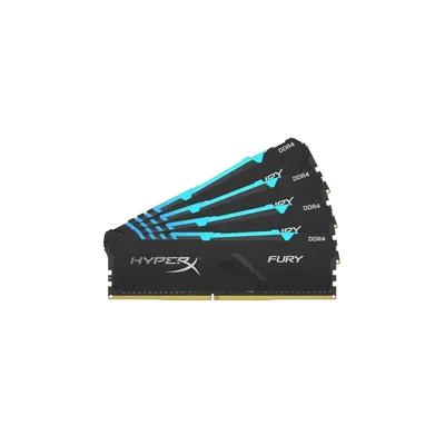 64GB DDR4 memória 3000MHz Kingston HyperX FURY RGB HX430C15FB3AK4_64 fotó