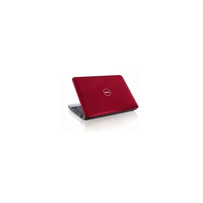 Dell Inspiron Mini 10v Red netbook Atom N455 1.66GHz 2GB 250GB W7S HUB 5 m.napon belül szervizben 2 év gar. Dell netbook mini laptop INSP1018-2 fotó