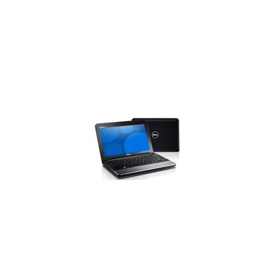 Dell Inspiron Mini 10v Black netbook Atom N455 1.66GHz 2GB 250GB Linux 2 év INSP1018-7 fotó