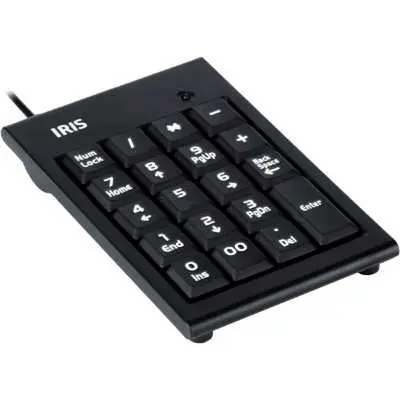 Numerikus billentyűzet USB fekete IRIS B-15 - Már nem forgalmazott termék IRIS-B-15 fotó