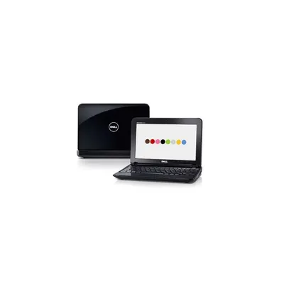 DELL Netbook Inspiron 1018 10.1" WSVGA, Intel Atom N455 1.66GHz, 1GB, 250GB, Intel GMA3150, Windows 7 Str, 6cell, Fekete Ins1018_124803 fotó