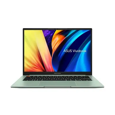 Asus VivoBook laptop 14&#34; WQ+ i5-12500H 16GB 512GB IrisXE DOS zöld Asus VivoBook S14 K3402ZA-KM101 fotó