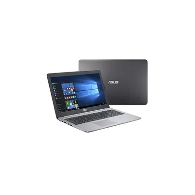 ASUS laptop 15,6&#34; FHD i7-6500U 8GB 1TB GTX-950M-4GB szürke slim notebook K501UX-DM078D fotó