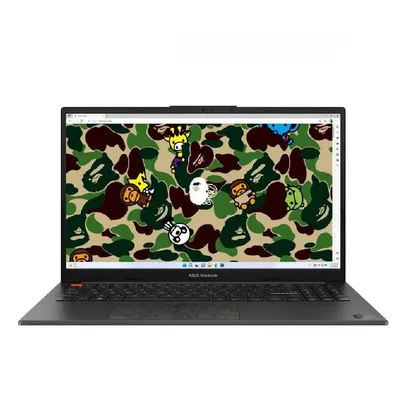 Asus VivoBook laptop 15,6&#34; WQHD+ i5-13500H 16GB 512GB IrisXe W11 fekete Asus VivoBook S 15 BAPE Edition K5504VA-MA253W fotó