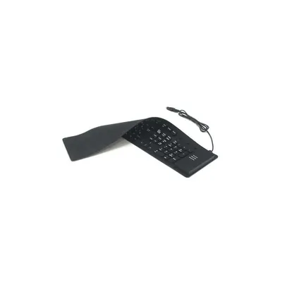 Flexibilis bill. magyar USB+PS 2 fekete KBFLEXBLACK fotó