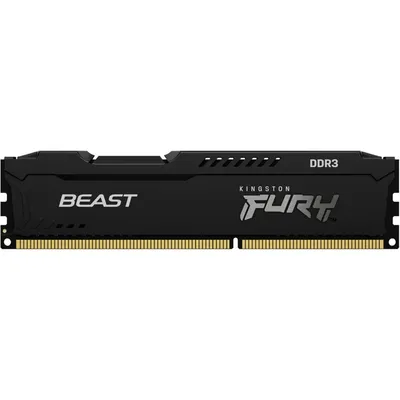 8GB memória DDR3 1600MHz Kingston FURY Beast Black KF316C10BB 8 KF316C10BB_8 fotó