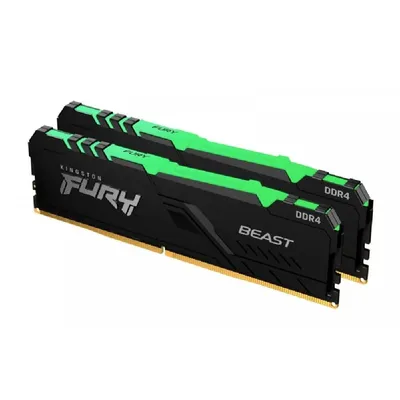 64GB DDR4 memória 3200MHz 2x32GB Kingston FURY Beast KF432C16BBAK2_64 fotó