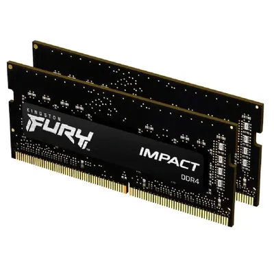64GB DDR4 notebook memória 3200MHz 2x32GB Kingston FURY Impact KF432S20IBK2_64 fotó