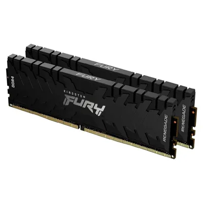 32GB DDR4 memória 3600MHz 2x16GB Kingston FURY Renegade Black KF436C16RB1K2_32 fotó