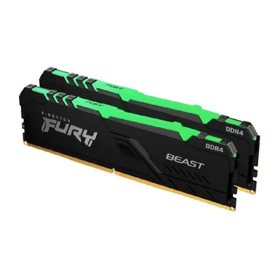 64GB DDR4 memória 3600MHz 2x32GB Kingston FURY Beast KF436C18BBAK2_64 fotó