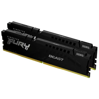 32GB DDR5 memória 4800MHz Kingston FURY Beast Black KF548C38BBK2-32 fotó