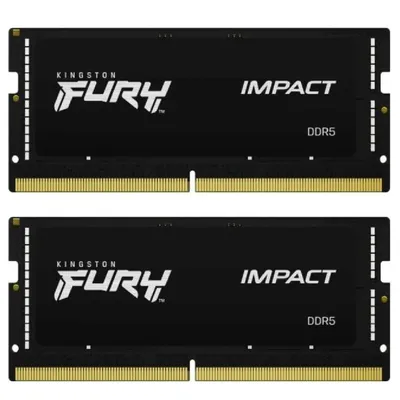 16GB DDR5 notebook memória 4800MHz 2x8GB Kingston FURY Impact KF548S38IBK2-16 fotó