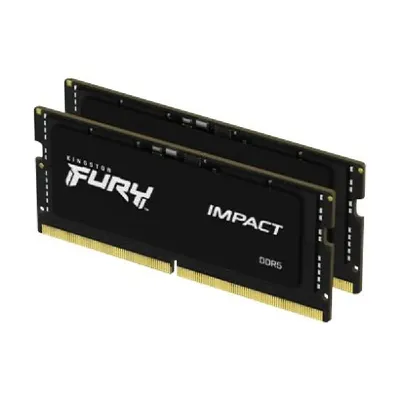 32GB DDR5 notebook memória 4800MHz 2x16GB Kingston FURY Impact KF548S38IBK2-32 fotó