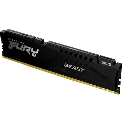 32GB DDR5 memória 5200MHz 1x32GB Kingston FURY Beast Black KF552C36BBE-32 fotó