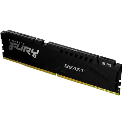 32GB DDR5 memória 5600MHz 1x32GB Kingston FURY Beast Black KF556C36BBE-32 fotó