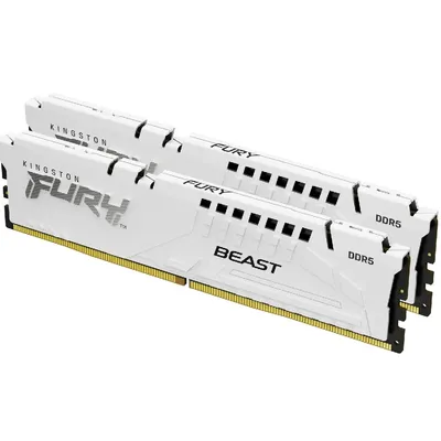 64GB DDR5 memória 5600MHz 2x32GB Kingston FURY Beast White KF556C40BWK2-64 fotó