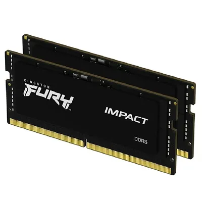64GB DDR5 notebook memória 5600MHz 2x32GB Kingston FURY Impact KF556S40IBK2-64 fotó