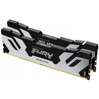 32GB DDR5 memória 6000MHz 2x16GB Kingston FURY Renegade Silver KF560C32RSK2-32 fotó