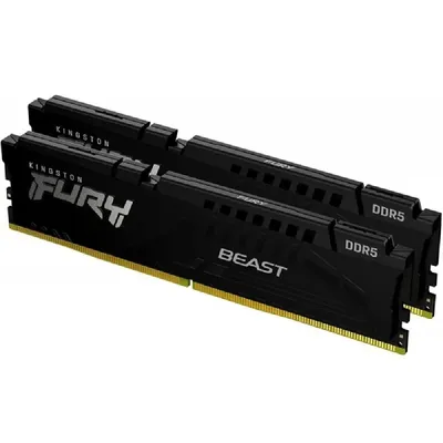 32GB DDR5 memória 6000MHz 2x16GB Kingston FURY Beast White KF560C36BWEK2-32 fotó