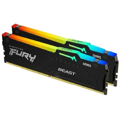 16GB DDR5 memória 6000MHz 2x8GB Kingston FURY Beast KF560C40BBAK2-16 fotó