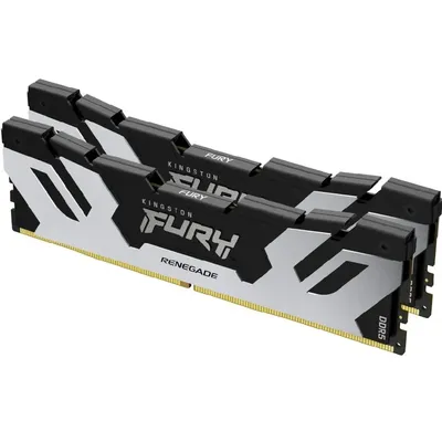 32GB DDR5 memória 6400MHz 2x16GB Kingston FURY Renegade Silver KF564C32RSK2-32 fotó