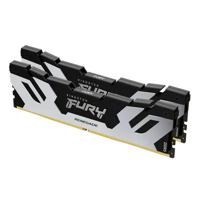 32GB DDR5 memória 6800MHz 2x16GB Kingston FURY Renegade Silver KF568C36RSK2-32 fotó