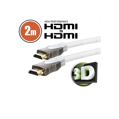 HDMI-HDMI monitor kábel, 2m 3D V1,4 KKTMHH02V14 fotó