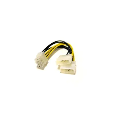 Tápkábel adapter VGA 2x4=>8 tűs Kolink KKTP0408 fotó