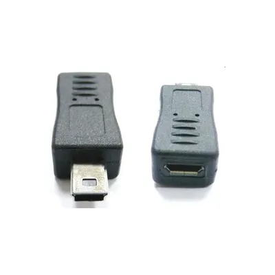USB 2.0 Mini 5pin M to Micro B F Adapter KKTU3MIM00MCF fotó