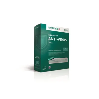 Kaspersky Antivirus 2015 HUN 1-Desktop Box - Már nem forgalmazott termék KL1161OBAFS-HU fotó