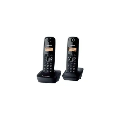 Panasonic DECT telefon DUO hívóazonosítós szürke KX-TG1612HGH fotó
