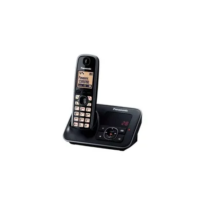 Panasonic üzenetrögzítős DECT telefon, fekete KX-TG6621PDB fotó