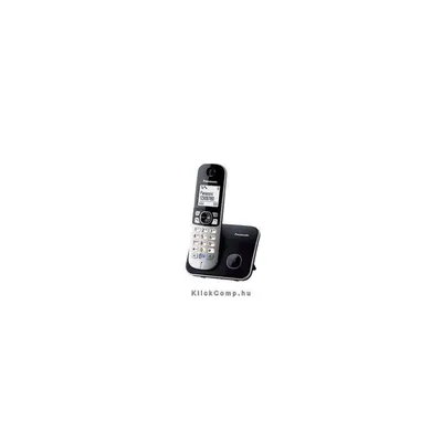 Panasonic DECT telefon kihangosítható hívóazonosítós fekete, fehér háttérvil KX-TG6811PDB fotó