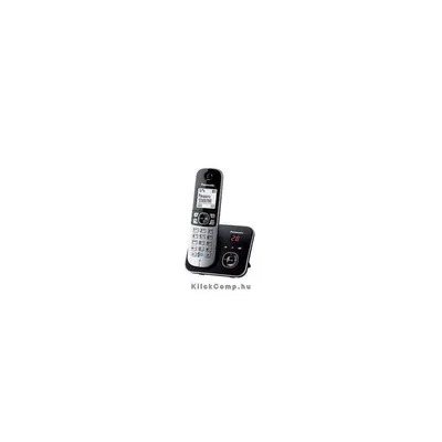 Panasonic DECT telefon kihang. üzenetrögzítős hívóazonosítós fekete, fehér háttérvil KX-TG6821PDB fotó