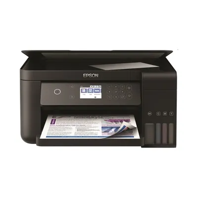 Multifunkciós nyomtató tintasugaras A4 Epson EcoTank L6160 színes MFP duplex  LAN WIFI L6160 fotó