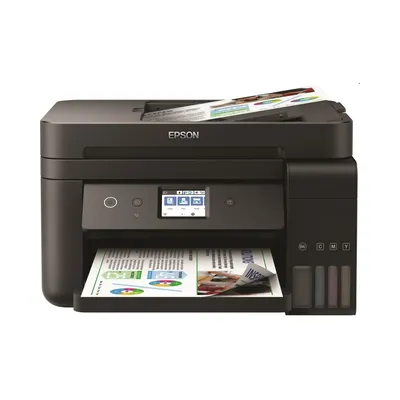 Multifunkciós nyomtató tintasugaras A4 Epson EcoTank L6190 színes MFP ADF  duplex LAN WIFI FAX L6190 fotó